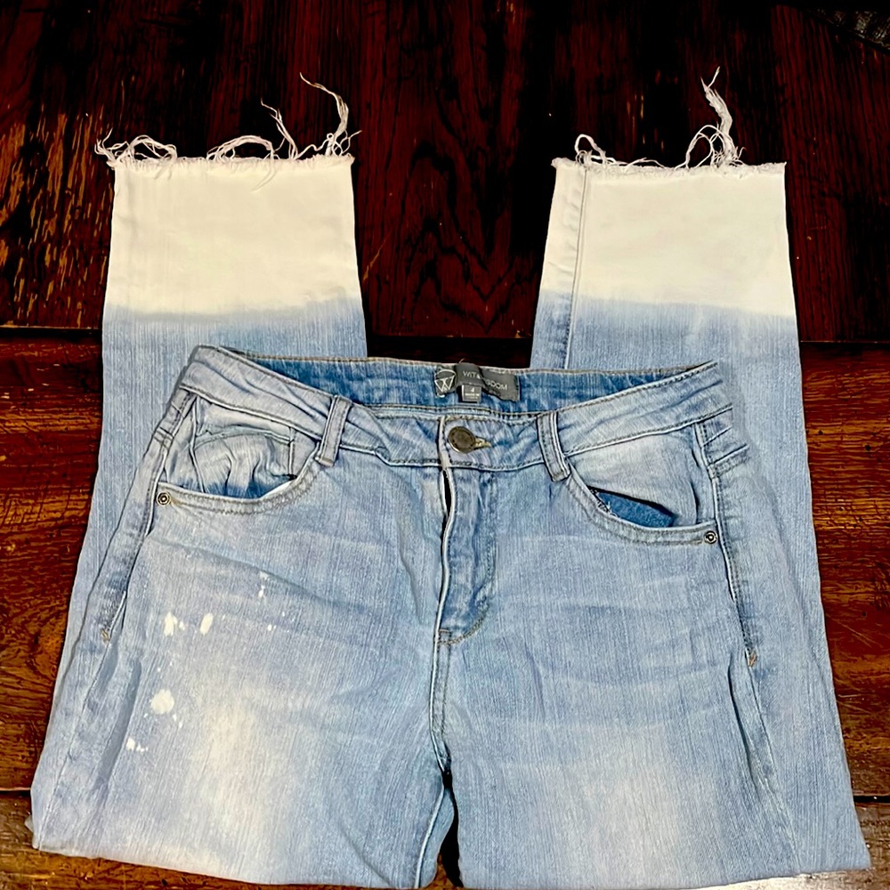 Wit and wisdom capris jeans size 4